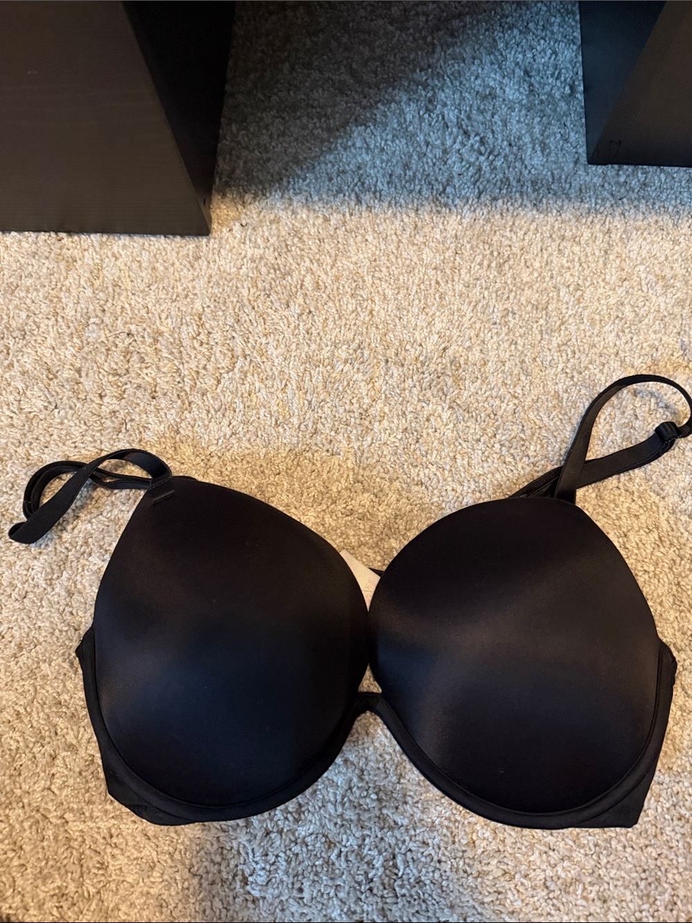 PINK Victoria's Secret Black Smooth T-Shirt Bra